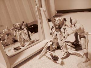 ガンプラ-エクシア、オーライザー落脱