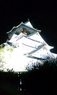 大阪城ライトアップ２