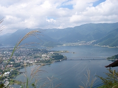 カチカチ山より河口湖