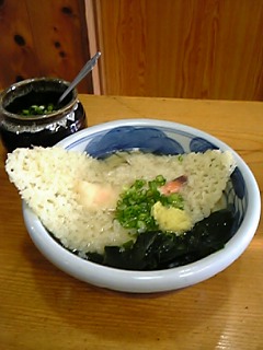 手打ちうどん　渡辺の天ぷらうどん