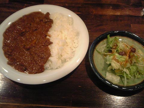 カレー屋「六文銭」キーマカレー