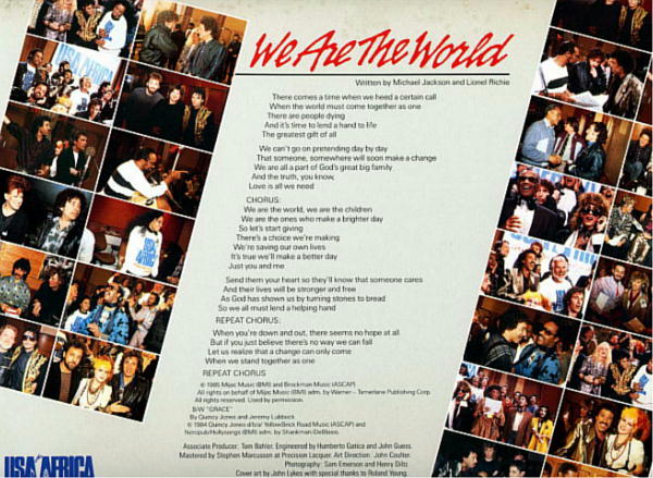 We are the World 捜していたレコード
