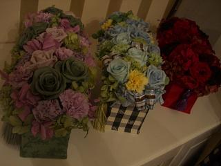 カルトナージュ＆花