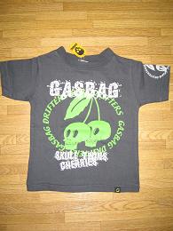 GASBAG　Tシャツ黒