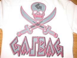 GASBAG白Tシャツ後ろ