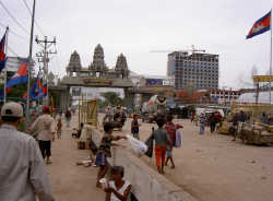 タイのイミグレーションを抜けてすぐ