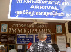 タイのイミグレーション（入国）
