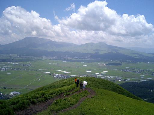 大観峰、天気よし!!