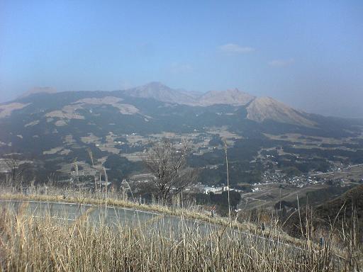 俵山から　阿蘇五岳