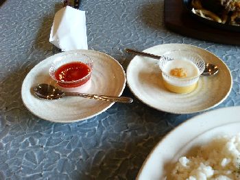 焼肉茶屋 牛華のミニデザート