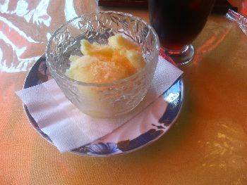 レストラン・バンボッシュ　パインシャーベット