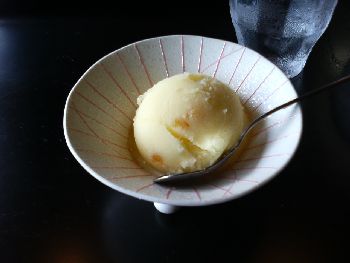 昭和元気ホルモンむらかみ ゆずシャーベット