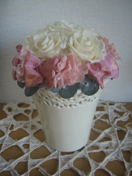 ポットアレンジ(ピンク）’０９．１０　オーダー