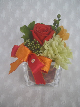 ポプリキューブ･オレンジ（少し上）