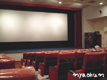 映画館の中の様子。