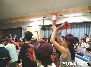 応援に力が入ってます！