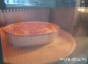 オーブンで焼いてます