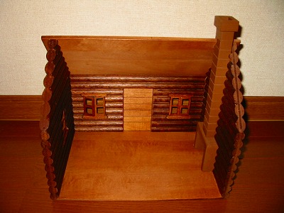 木製丸太小屋2