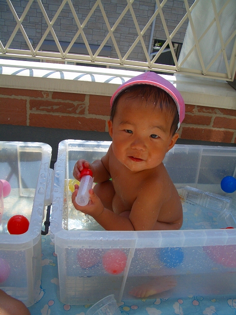 匠ちゃん水遊び