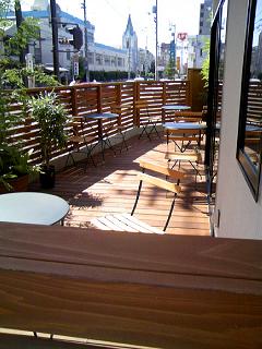 のらのcafeテラス・デッキ