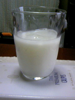 プレミアムカルピスグラス