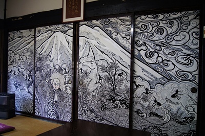 花巻文化村・井堂雅夫襖絵