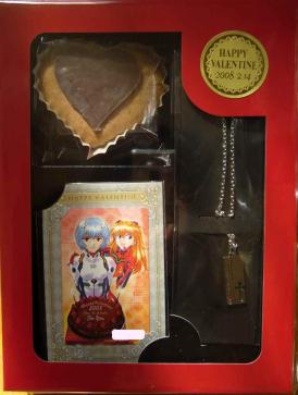 バレンタインセット エヴァンゲリオン チョコ欠品/綾波レイ アスカ ブレスレット バレンタインセット エヴァンゲリオン チョコ欠品/綾波レイ