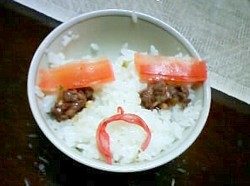 きゃ～、頭が・・・