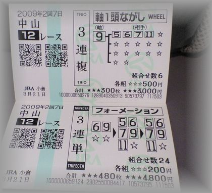 20090321　中山12R　はずれ