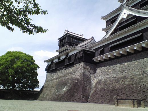 熊本城　天守閣側面