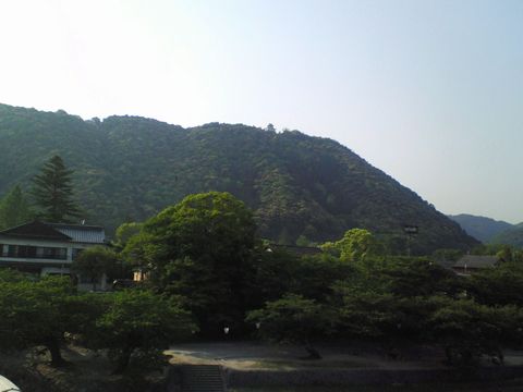 岩国城 錦帯橋より