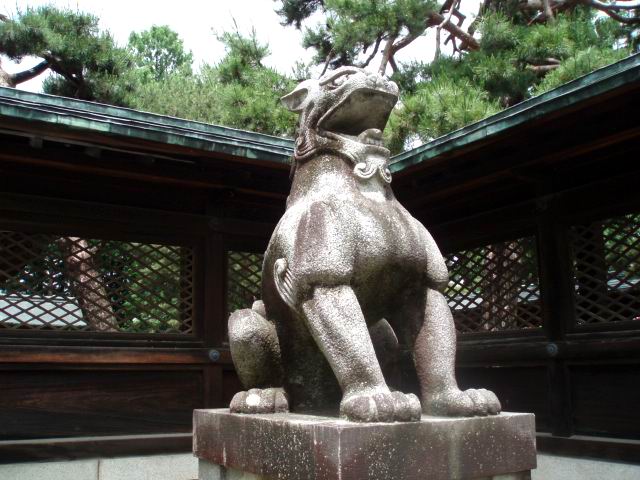 上杉神社　狛犬