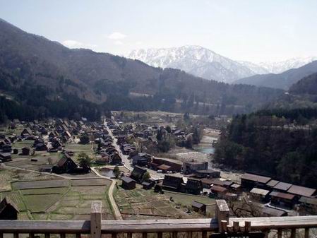 白川郷　遠景