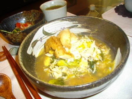 ほぐし鶏と大根の葉のあっさりテールスープの雑炊。.jpg
