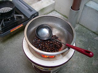 コーヒー自家焙煎１
