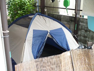 お庭でキャンプ2011