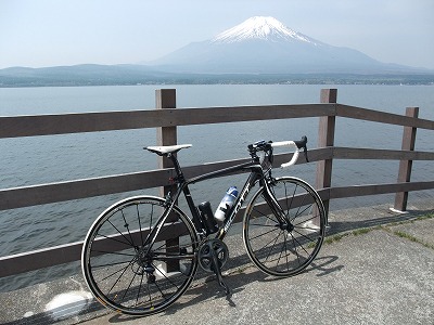 山中湖の富士山