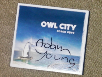 Owl City - Ocean Eyes (Adam Young Signed)