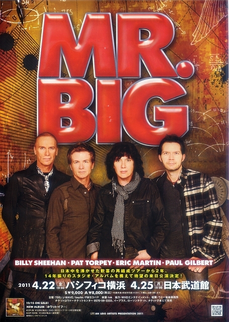 MR.BIG JAPAN TOUR 2011