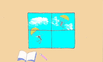 窓・パラシュート