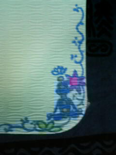 ヨガマットイラスト☆パドマーアサナ