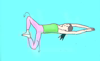 スプタバッダコーナアサナ