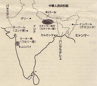 インド地図