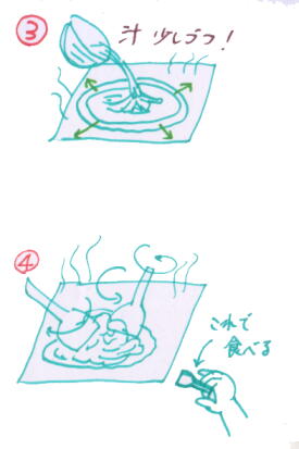 もんじゃの焼き方２