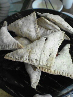 人参とレーズンのパイ