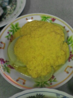 蒸し大根人参ドレッシング添え