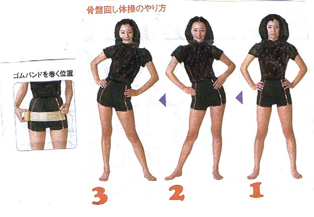 骨盤回し体操♪