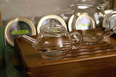 中国茶教室での茶器