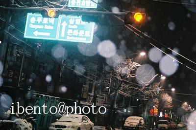10韓国の雪の道路状況