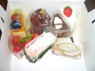 ムッシュタルトのケーキたち